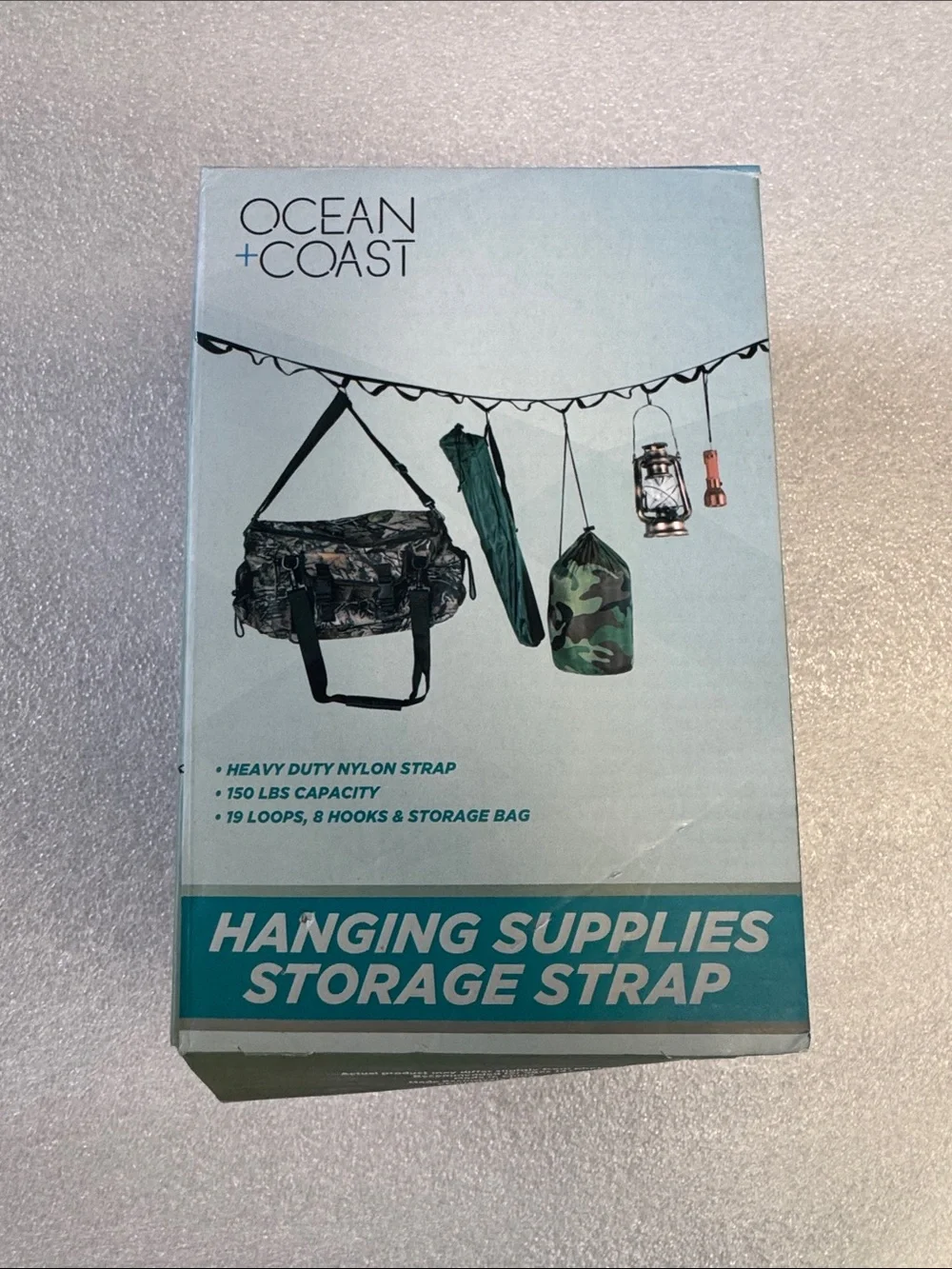 Hanging Supplies Storage Strap - Teal